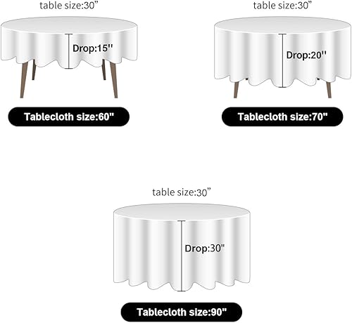 Miniatura 5 de Ascoza Paquete de 2 manteles rectangulares negros de 60 pulgadas en tela de poliéster para bodas, banquetes, restaurantes y fiestas