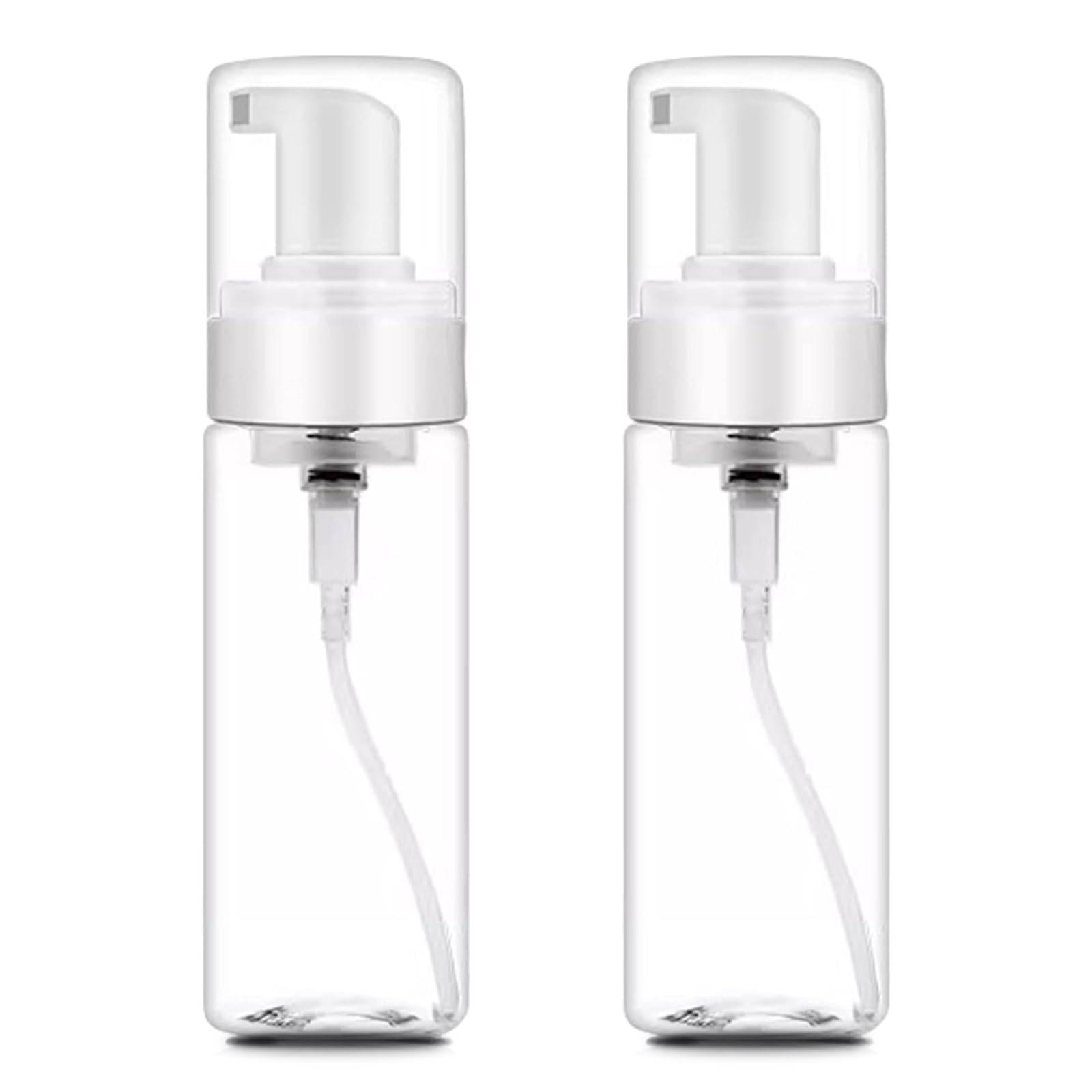 Autdor Foam Pump Bottle 7oz 2Pcs Foaming Soap Dispenser 200ml Foaming Spray Bottle Empty Travel Foam Bottle Clear Foam Dispenser for Hand Soap