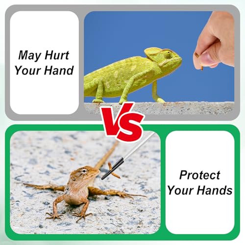 JIYIN 3 Stück Aquarium Pinzette Set, 27cm Gerade Pinzette Lang 26cm Gebogen Pinzettete Futterzange Edelstahl Mit Gummispitze Futterwerkzeug für Wasserpflanze Zange Pflanzenpinzette Gartenarbeiten