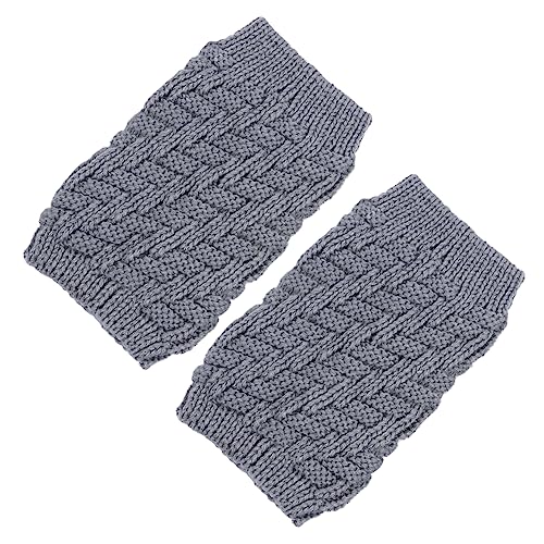OUNONA 1Pair Fashionable Knitting Knee Sleeve Warm Knee Wraps for Winter Comfort Breathable Design for Outdoor and Home Use Durable and Stylish Protection for Your Kneecaps