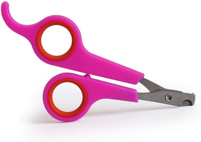 SGSG 2pcs Pet Nail Clippers for Small Dogs and Cats, Dog Nail Clippers Puppy Nail Clipper Trimmer Cutter Stainless Steel Dogs Cats Claw Nail Scissors Pet Toe Care, Multiple Colors