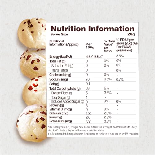 Image of MOM - Meal of the Moment, Roasted Premium Raw Makhana, 250g | Gluten Free | Anti Oxidants | MSG Free | Zero Trans Fat | No added Preservatives and No artificial Flavours (Pack of 3)