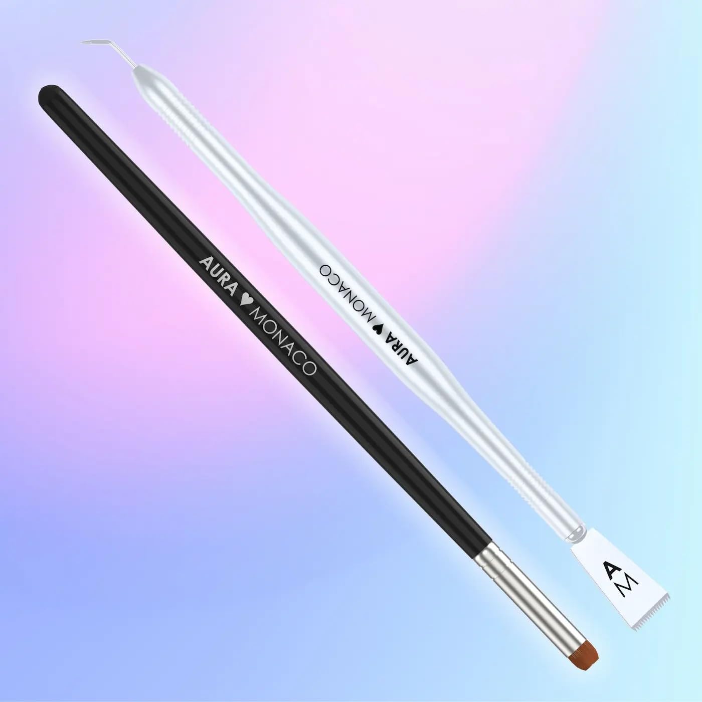 AURA Monaco | Korean Lash Lift Kit – komplettes Profi-Set mit Step 1–3 Lotions, Mix & Fix Powder, Pads & Tools – sanfte koreanische Formel, glue-free Anwendung, über 40 Behandlungen