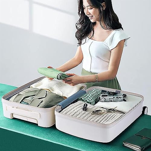 Luggage Travel Gear Suitcases with Wheels Portable Large-Capacity Luggage Wear-Resistant Suitcase for Students(A,24 in) 6