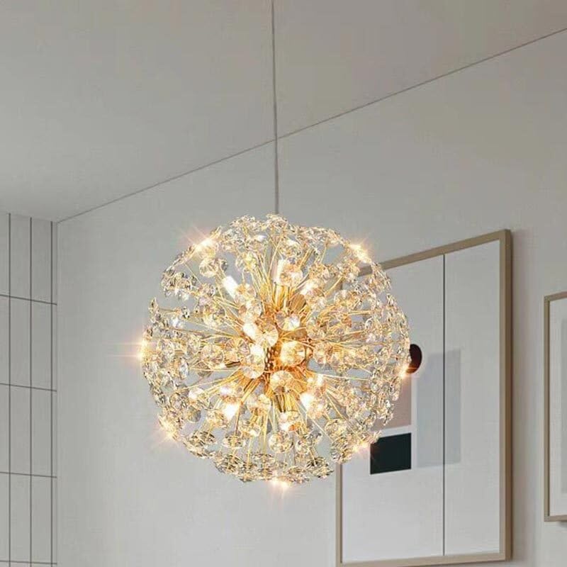 Suspension LED en cristal moderne luminaire de plafond pour illuminer une chambre ou un salon