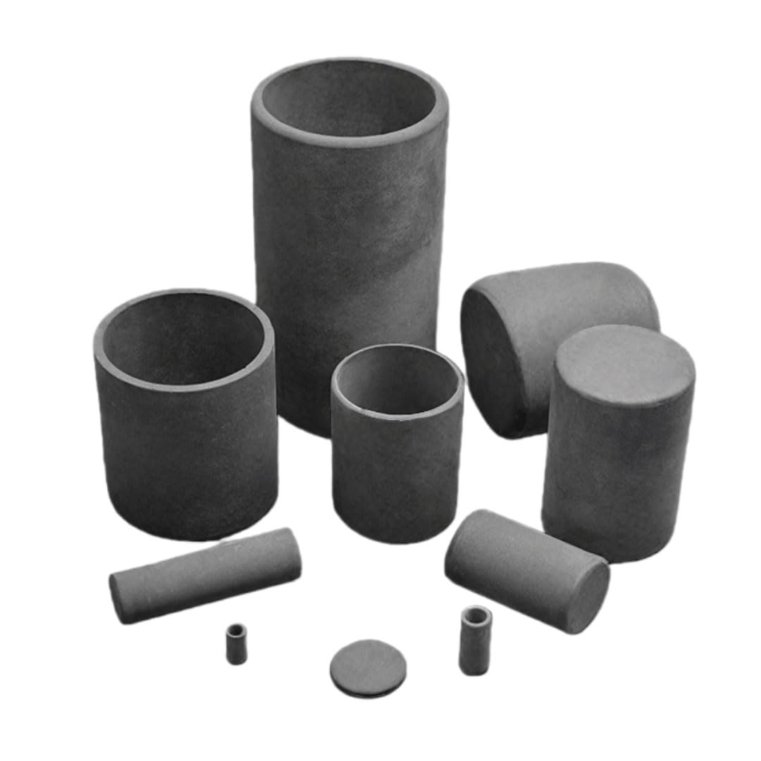 Tygle ceramiczne z węglika krzemu do badań laboratoryjnych i zastosowań przemysłowych, materiał o wysokiej czystości, 1 zestaw do eksperymentów i obsługi próbek