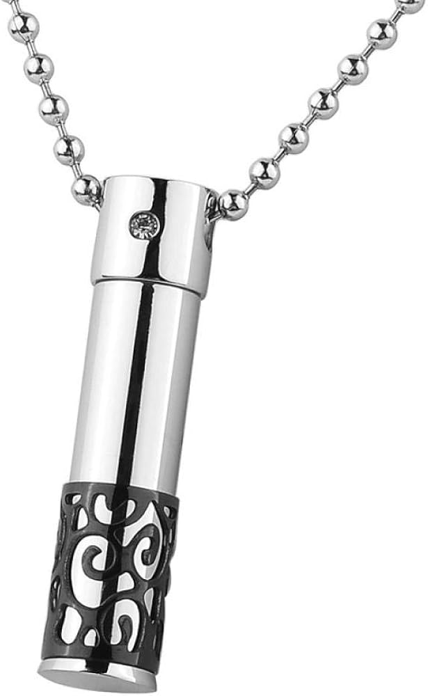 VVHN Asche Anhänger Kette Edelstahl Edelstahl Pille Asche Halter Parfüm Memorial Cremation Urne VVHN Asche Anhänger Kette Edelstahl Edelstahl Pille Asche Halter Parfüm Memorial Cremation Urne