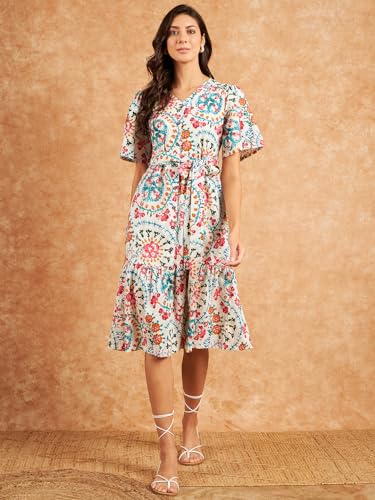 Image of Modeve Women Printed Dress