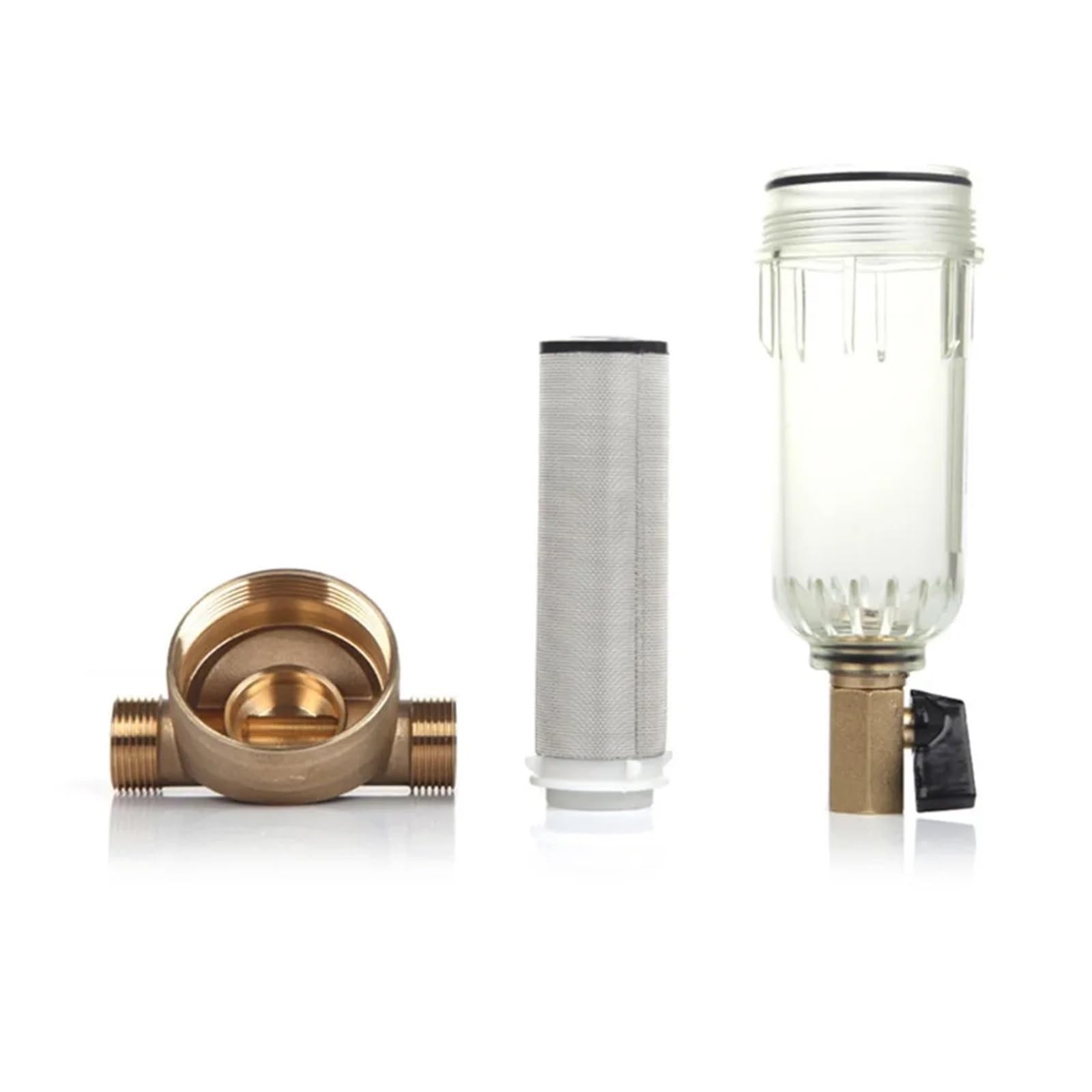 Prefiltro Filtro Acqua Primo Passo del Sistema di Purificazione dell'Acqua 40micron Maglia in Acciaio Inox Prefiltro 1/2 Pollice Tutta La Casa Pre-Filtro