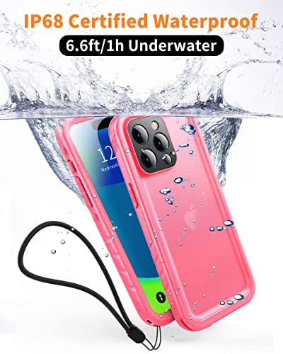 Cozycase for iPhone 14 Pro Max Waterproof Case Pink - Image 3