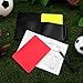 Toyvian Professional Referee Red and Yellow Card Set, Official Soccer Referee Kit for Sports Training, 4 Sets