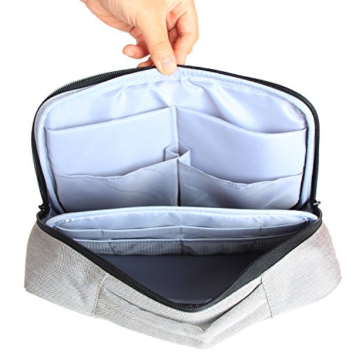 Damero Nylon Elettronica Organizzatore / Ipad Case...