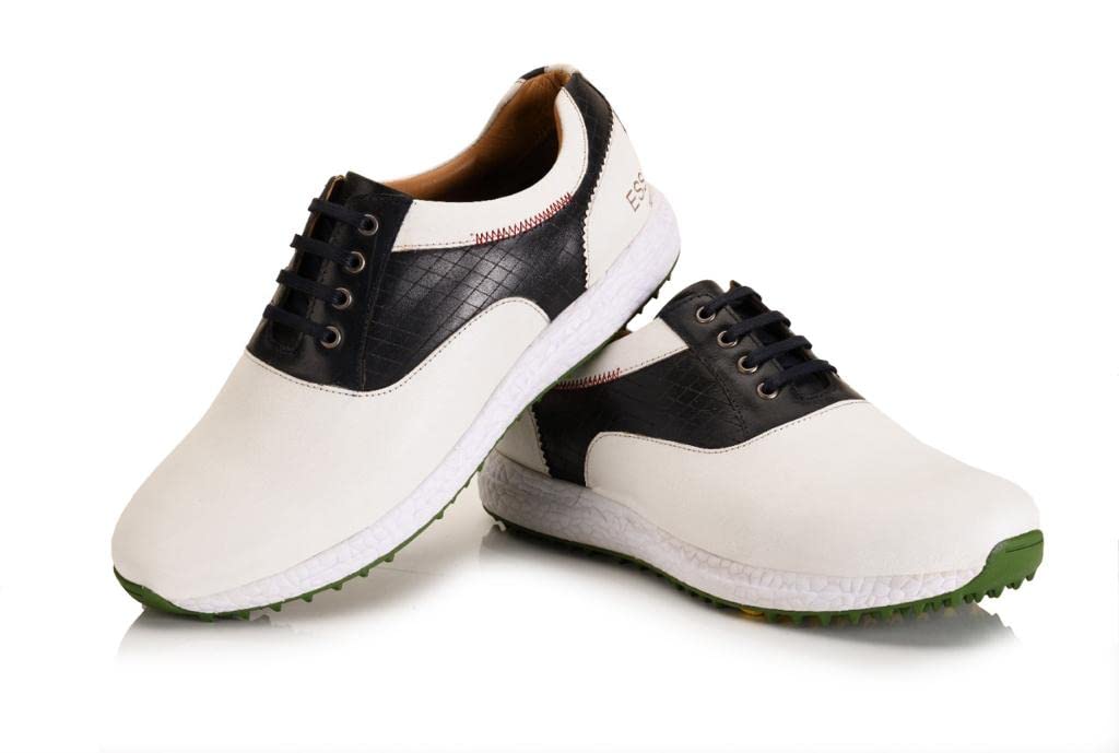 East Star Sports Austin Spikeless Multicolor ESS Golf Shoes (White-Black, Numeric_4) (B0B2W4SK3K) Amazon Price History, Amazon Price Tracker