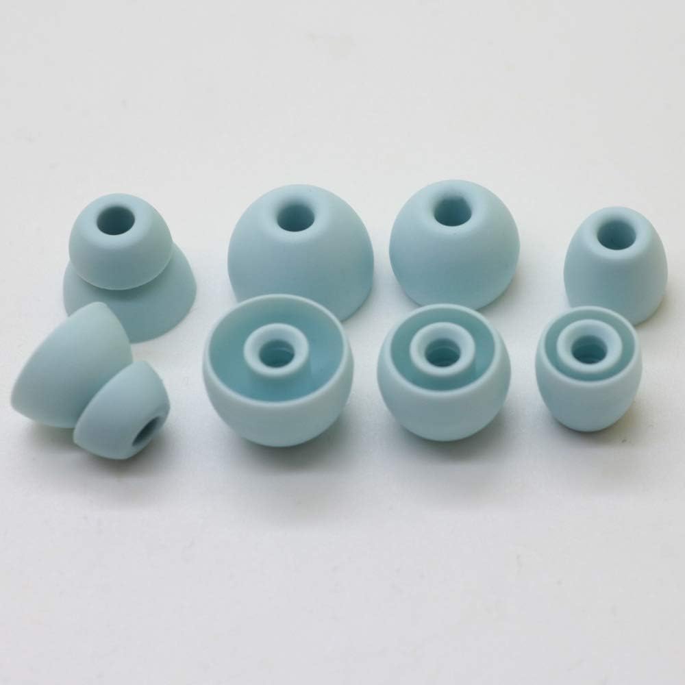 Poyatu Eartips Earbuds for Powerbeats Pro 2019 Headphone Replacement Ear Tips Buds (Glacier Blue)
