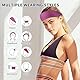 Stirnband Damen – 4er Set Kühlende Schweißbänder, Feuchtigkeitstransportierend & rutschfest, Perfekt für Yoga, Laufen, Fitness und Outdoor-Sport