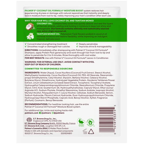 Palmer's Protein Coconut Oil, 2.1 Ounce - image 2