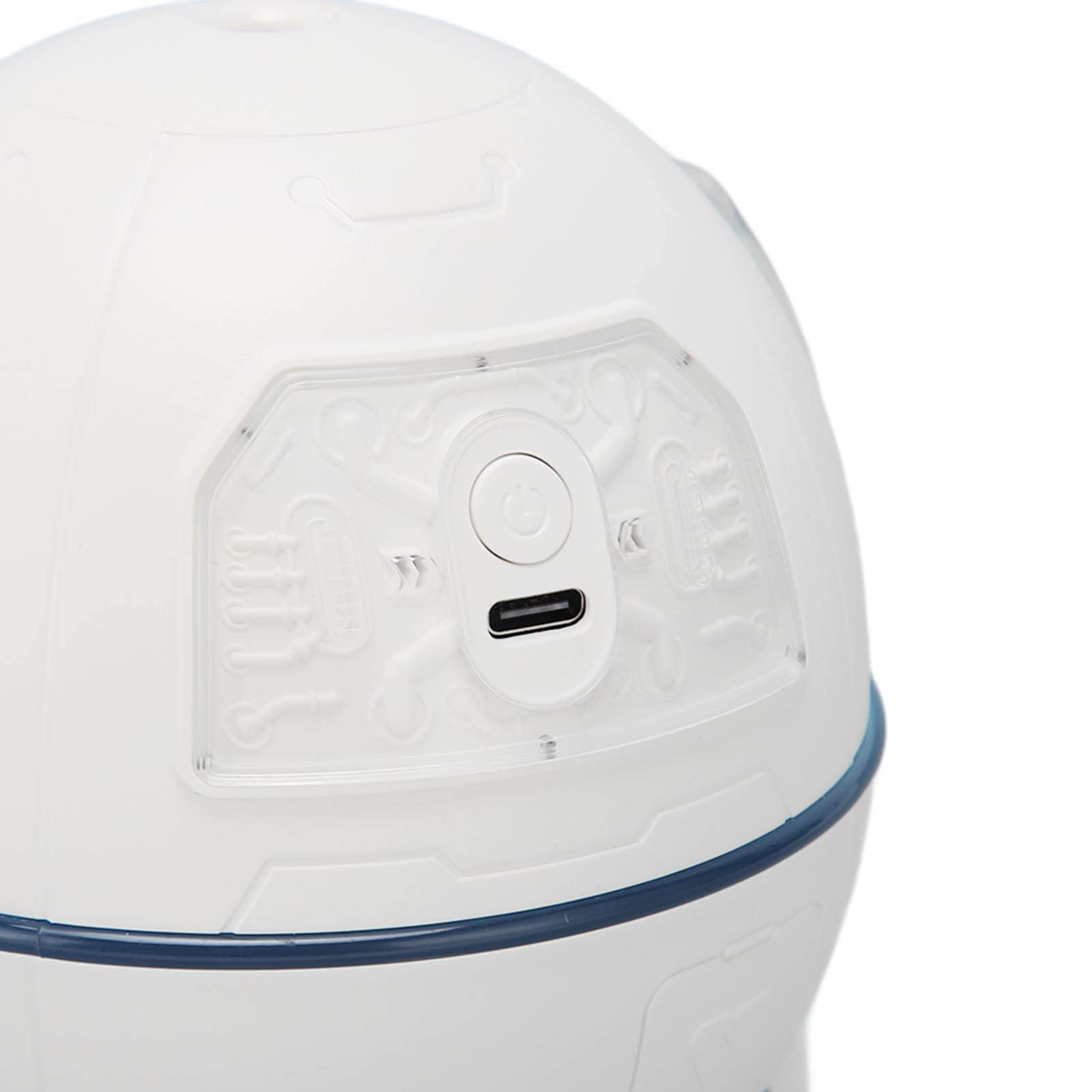 Acouto Humidificador de Aire de Cápsula Espacial, Material ABS, Niebla de Dos Niveles para Oficina y Coche, Humidificadores Portátiles de Niebla Fría con Batería de 1200 MAh