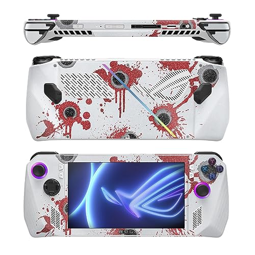 Image of MightySkins Glossy Glitter Skin Compatible with Asus ROG Ally - Bullet Holes | Protective, Durable High-Gloss Glitter Finish | Easy to Apply