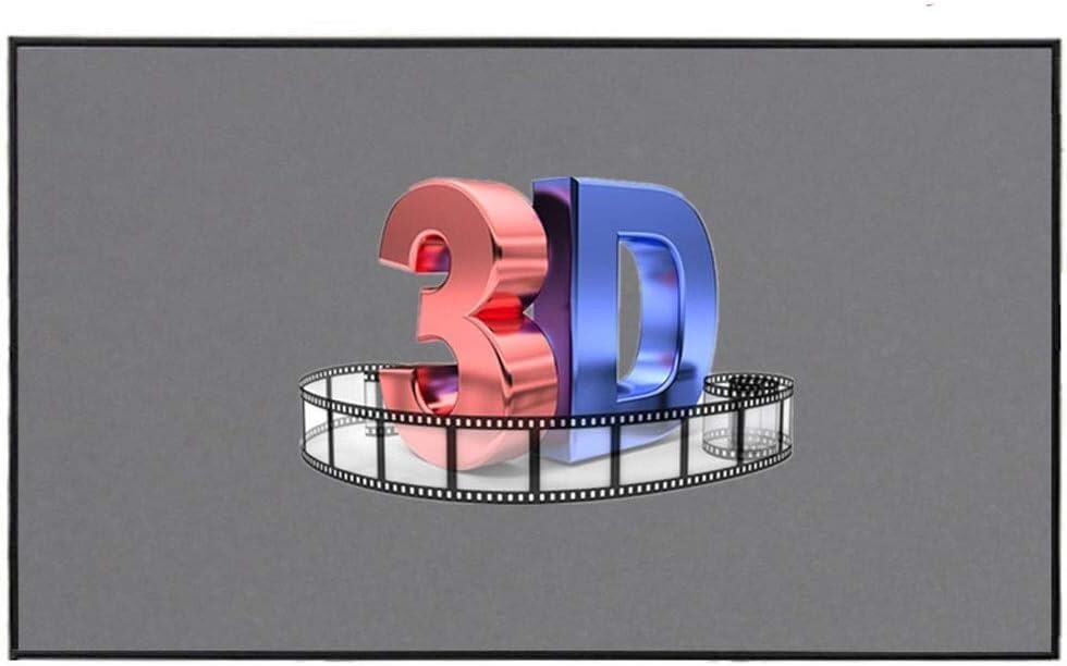Écran de projection sans cadre et pliable de 100 pouces pour grand écran vidéo 16:9