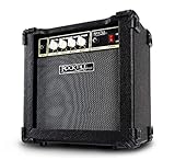 Rocktile BA-15 Jaco Basscombo (Bassverstärker im Combo-Format mit 15 Watt Leistung, für aktive und passive Bässe, 6,5
