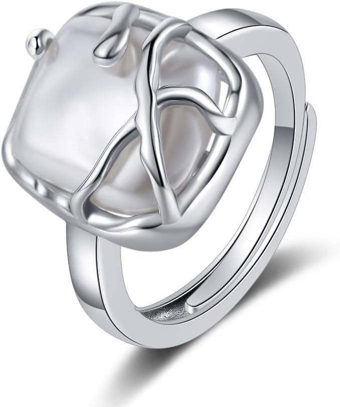 NONNYL Ring for Women Jewelry rings Gifts S925 Sterling Silver Ring Gifts for Wife Mom Girlfriend, Anniversary Birthday Fine Jewelry Gifts for Her NO11650