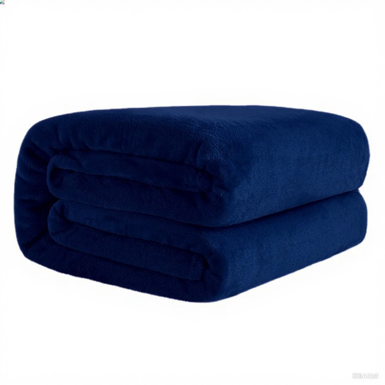 Manta mullida gris - Manta polar cálida de doble capa, suave como manta de sofá y funda de sofá para cama, sofá, dormitorio, oficina, azul oscuro, 130 x 180 cm