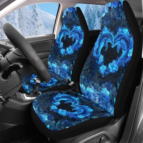 Housse de sièges auto dauphin 52x138cm pour avant de voiture