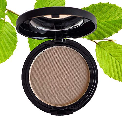 Fifth & Skin (SIENNA) Natural Water Resistant Brow Powder – EYEBROW SHAPER – EYEBROW FILLER - Talc free – organic - made in usa
