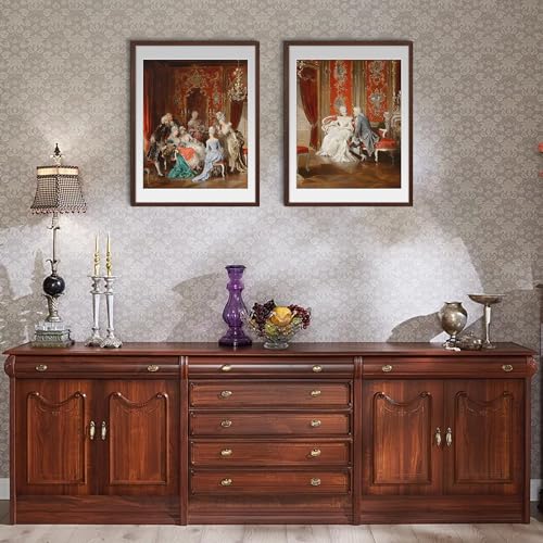 Image of upsimples 18x24 Picture Frame, Display Pictures 16x20 with Mat or 18 x 24 Without, Wall Hanging Poster Frames, Brown, 1 Pack