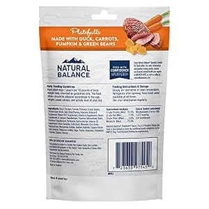 Natural Balance Platefulls Homestyle Adult Wet Dog Food, Savory Duck & Pumpkin Recipe Cooked in Bone Broth, 9 Ounce (Pack of 12) Natural Balance Platefulls Homestyle Adult Wet Dog Food, Savory Duck & Pumpkin Recipe Cooked in Bone Broth, 9 Ounce (Pack of 12)