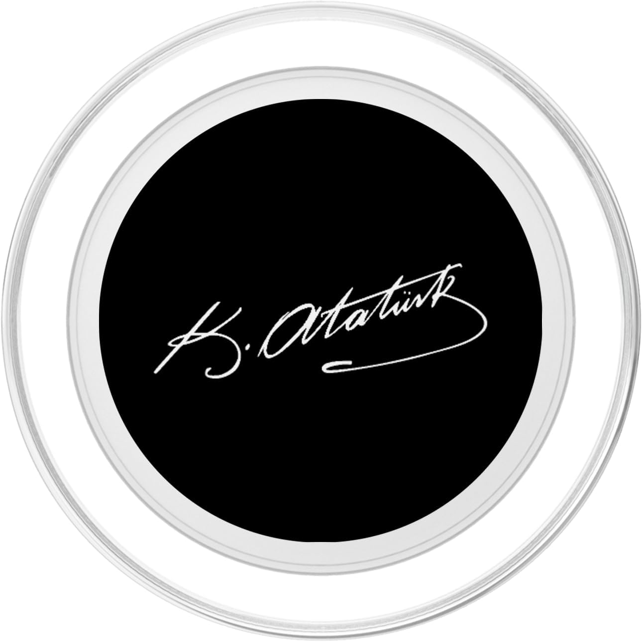 Mustafa Kemal Atatürk Türkiye Signature Turkey Izmir Red PopSockets MagSafe PopGrip for iPhone
