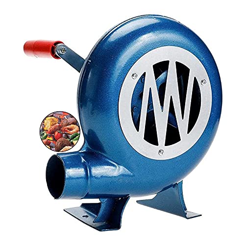CFYP Manivela Herrero Forja Soplador, Ventilador de Barbacoa Fácil de Operar 80W-350W Cover