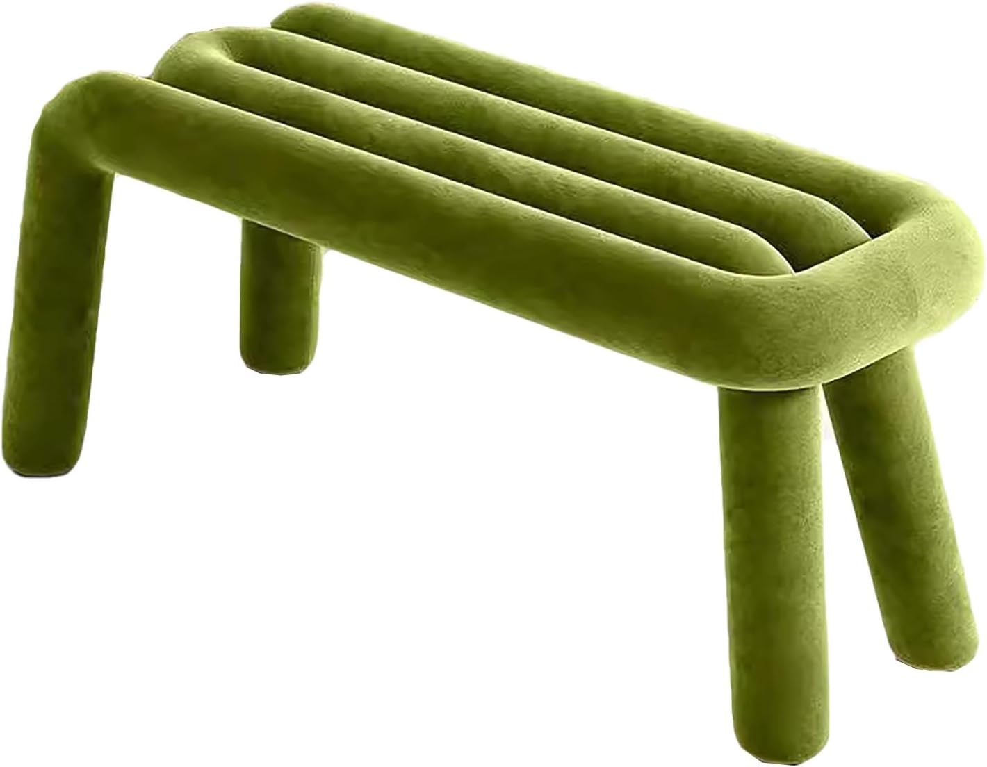 Modern Geometric Shaped Makeup Vanity Stool - Creative Design for Makeup Room, Living Room or Bedroom