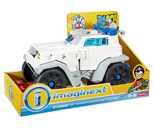 Imaginext Teen Titans Go Cyborg & Transforming Battle Rig
