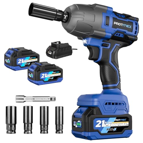 Protmex 21V Cordless Impact Wrench