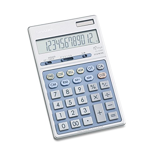 Sharp EL339HB EL339HB Executive Portable Desktop/Handheld Calculator 12-Digit LCD