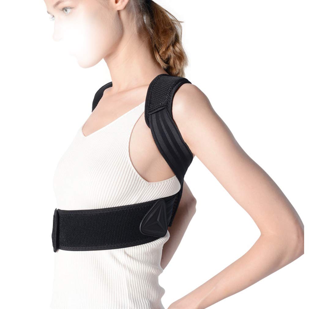 Bene Fascia Posturale Spalle, Tutore Schiena Traspirante Confortevole Regolabile Che Fornisce Sollievo dal Dolore Migliora Postura Dolore Unisex, S