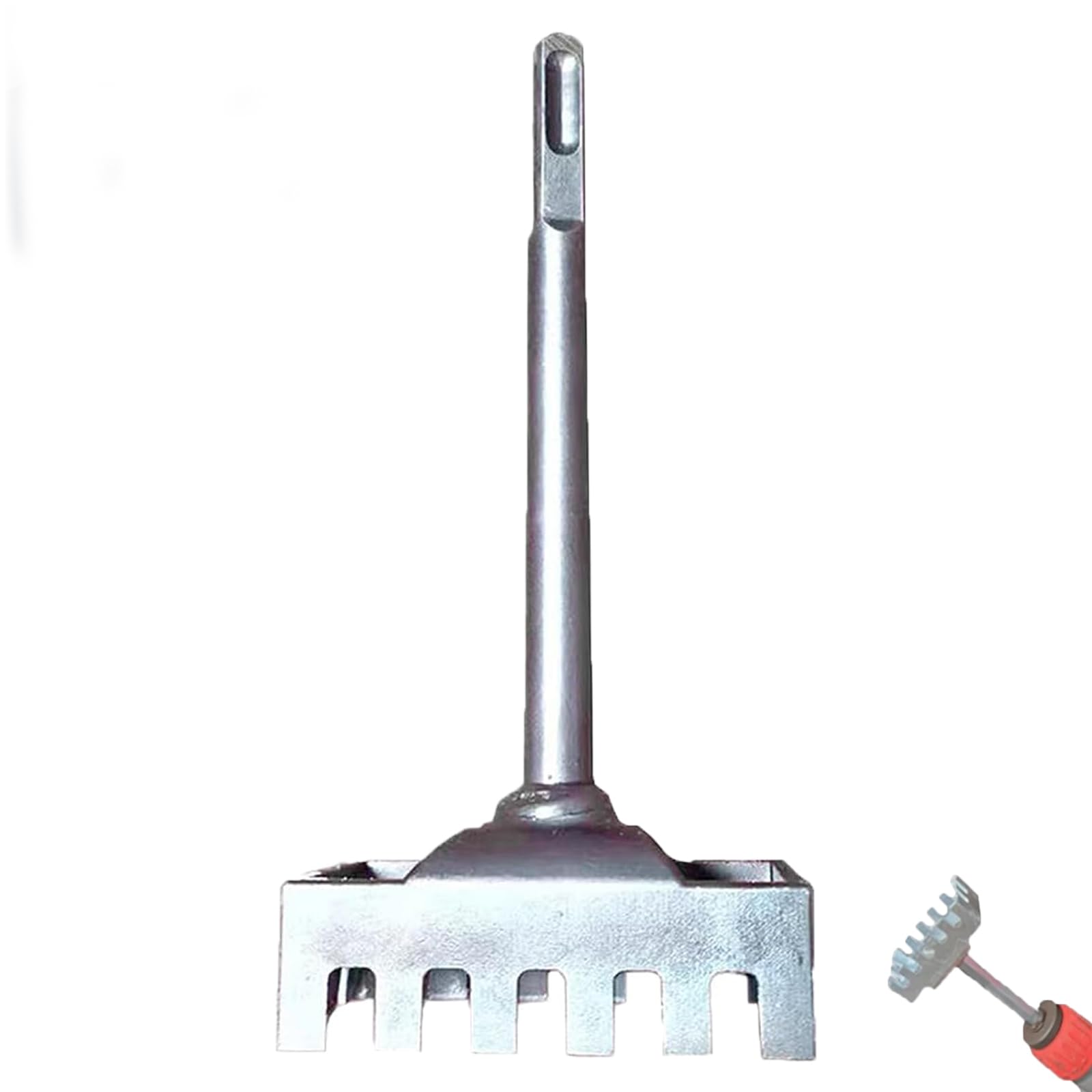 Creative Square Hole Cutter for Electrical Box,High-Strength SDS Plus Square Hole Punch,Stainless Steel Rectangle Slot Cutter,Rectangle Slot Cutter