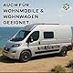 tradercat Aufkleber Auto wohnmobil 2X Mountains Camping Van Wohnwagen Auto Sticker aus Vinyl für alle glatten Oberflächen - Auto Aufkleber mit bebilderter Anleitung (Schwarz)