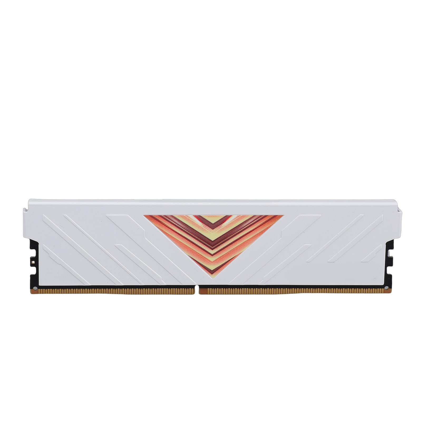 DDR4 RAM 8 GB 3600 MHz Moduł Pamięci Stacjonarnej z Rozpraszaniem Ciepła na Komputer do Gier Stop Aluminium 2 szt. (WHITE)