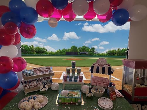 Fondo de fotografía 8X6FT con tema de béisbol miniatura 6