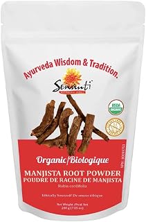 Organic Manjista Root Powder 200 g/NPN 80093753/ Rubia cordofolia/Improves skin health