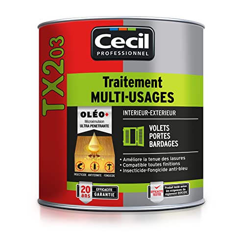 Traitement pour bois CECIL TX203-1 Litre