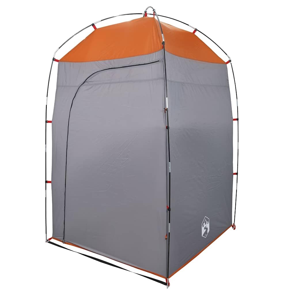 vidaXL Duschzelt Grau – wasserdichtes Multifunktionszelt für Camping