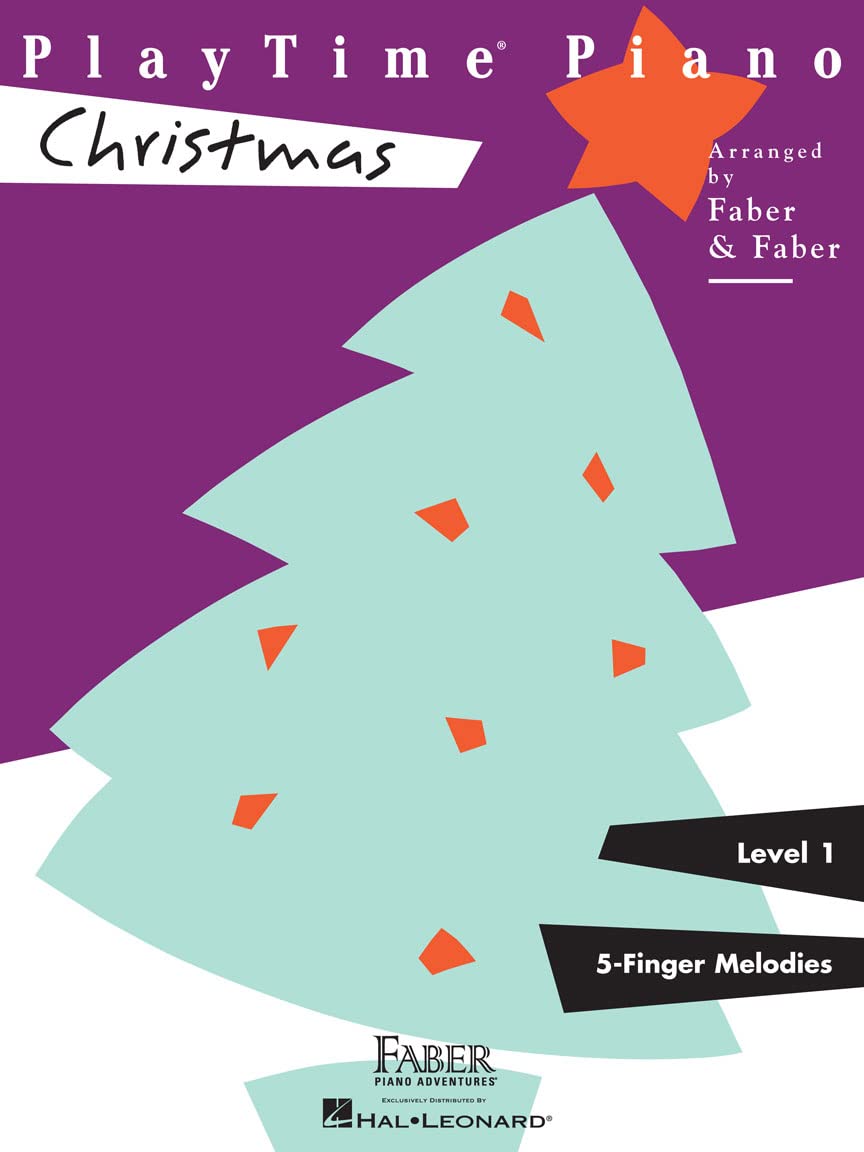 PlayTime Piano: Christmas Level 1 | Beginner Holiday Sheet Music for Kids |Early Elementary Piano Songbook with Popular Carols and Christmas Classics |Faber Piano Adventures Method Book