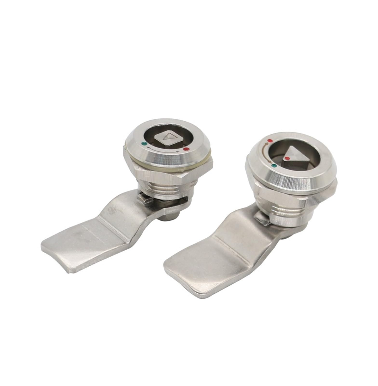 Ntbpeyzvqf Triangle With Mark Ms705 Triangle Four Corner With Red And Green Dot Cylindrical Lock 304 Stainless Steel 1Pcs(Triangle With Mark)
