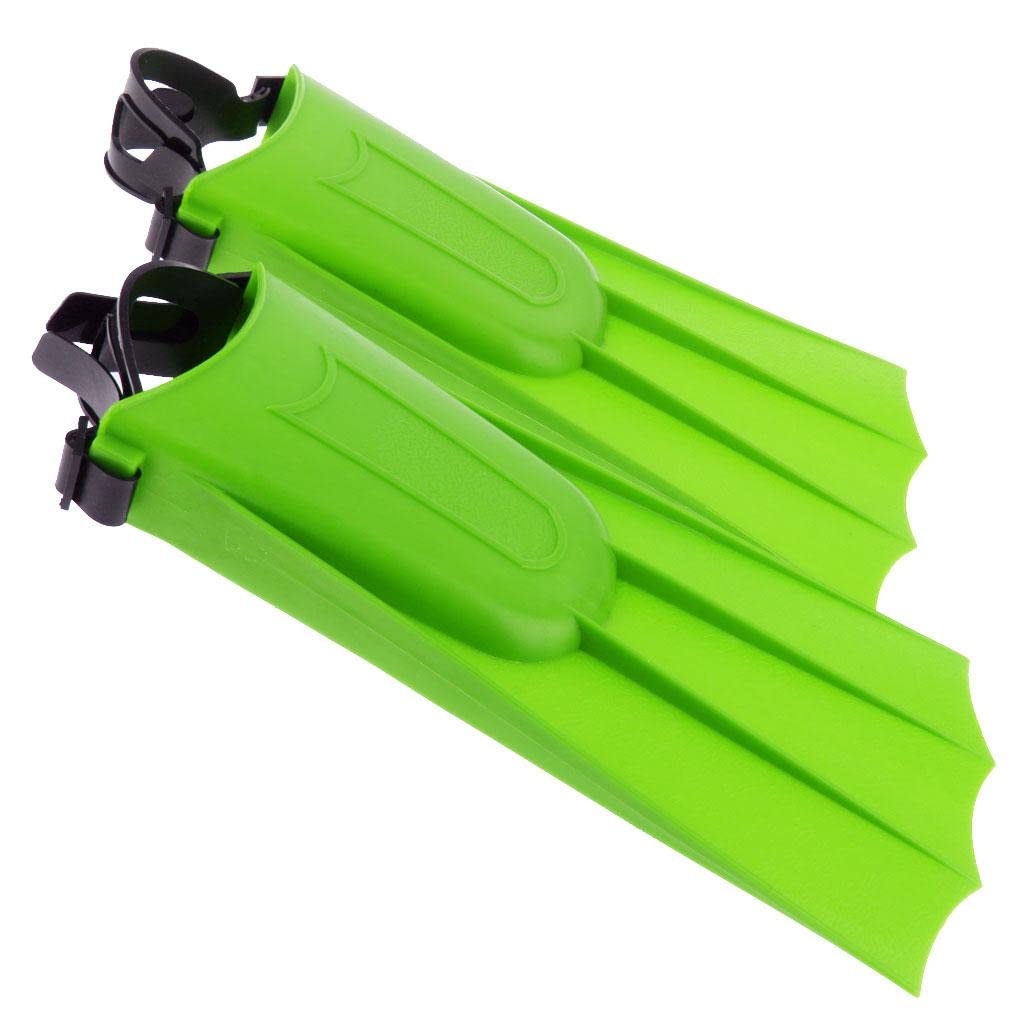 Set di 3 pinne regolabili per adulti, strumenti di apprendimento per nuoto, immersioni, XL, verde, XL, tipo B