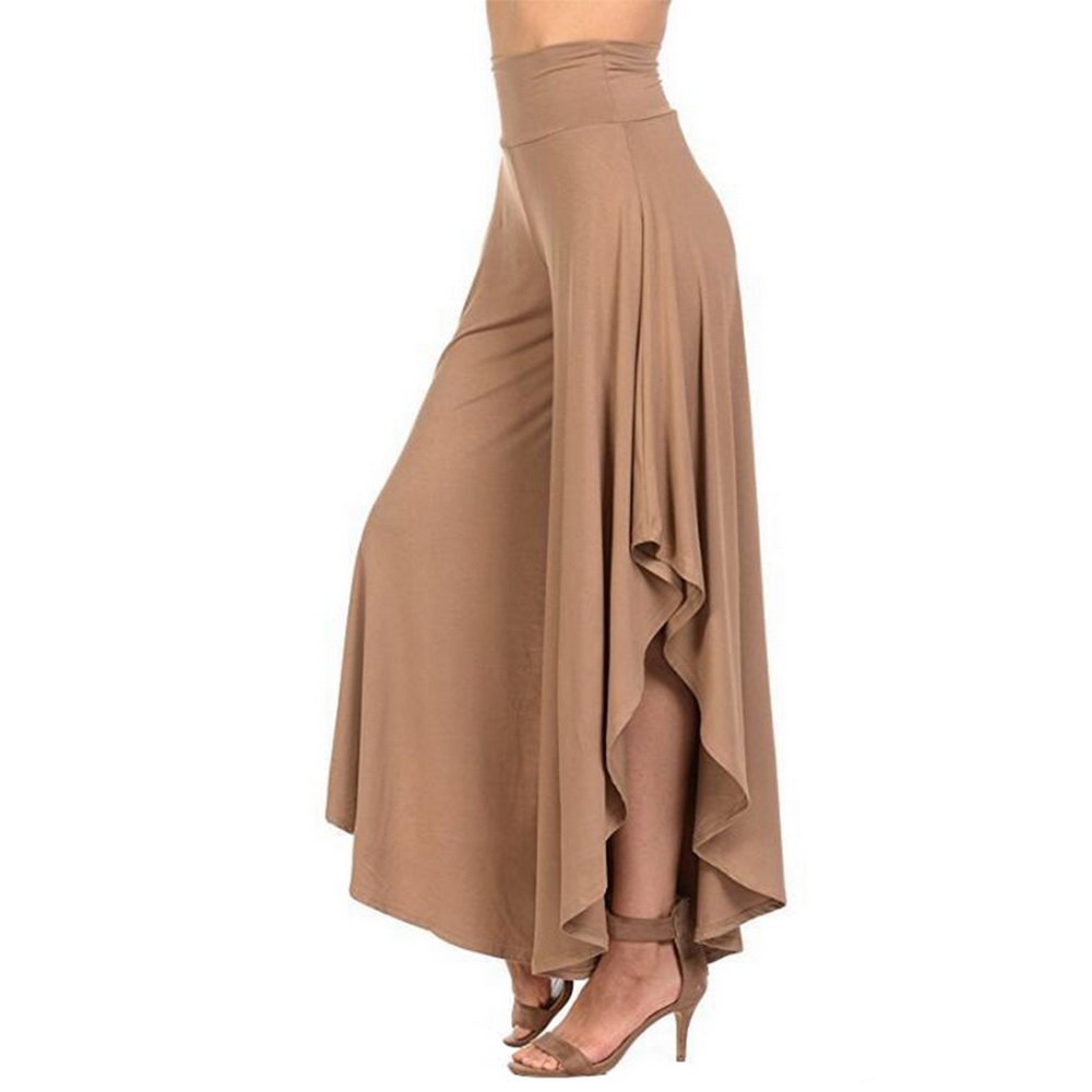 Sfit, pantaloni estivi da donna, leggeri, 7/8, in cotone e lino, a gamba larga, larga, casual, in tessuto elastico, stampa alla moda, per il tempo libero, con tasca