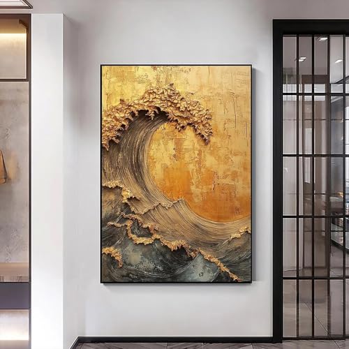 Tableau abstrait minimaliste décoration salon impression toile 40x55