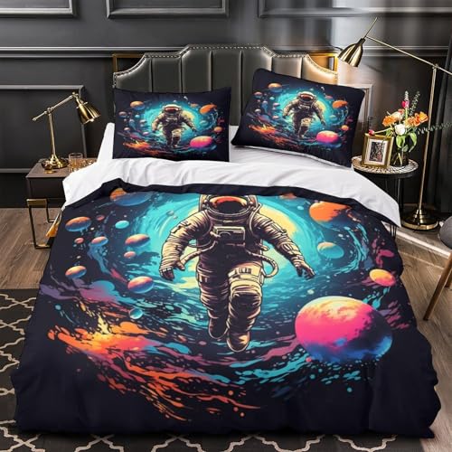 Housse de couette microfibre résistante et douce parure lit fermeture éclair - 2